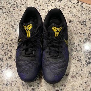 Nike kobe bryant mamba rage black/purple mens size 13